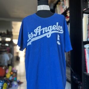 Blue Los Angeles Graphic T-Shirt